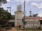 water tower on bathroom